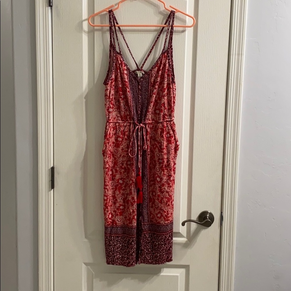 Lucky Brand Red Tank Dress